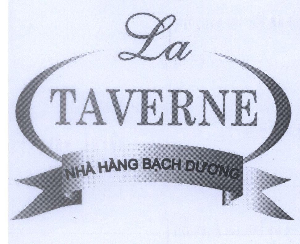 Mẫu nhãn hiệu Nhà hàng Bạch Dương La TAVERNE
