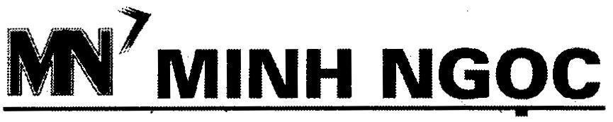Mẫu nhãn hiệu MN Minh Ngọc