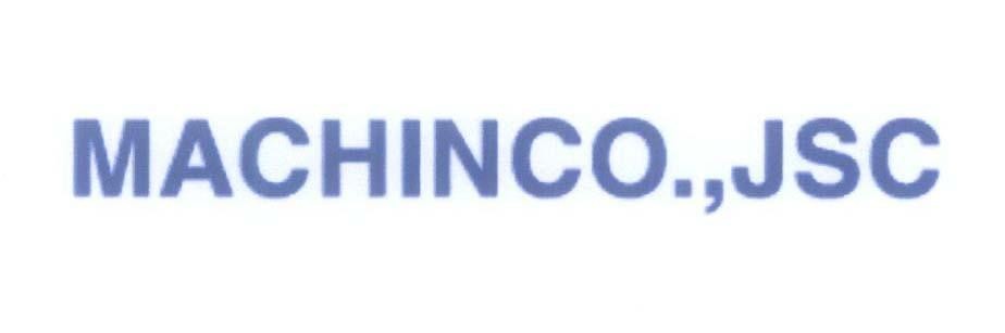 Mẫu nhãn hiệu MACHINCO .,JSC