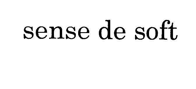 Mẫu nhãn hiệu sense de soft