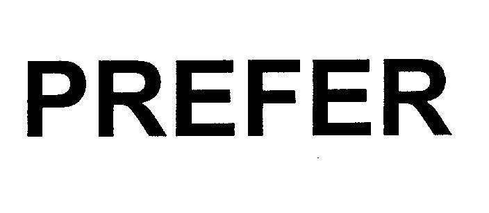 Mẫu nhãn hiệu PREFER