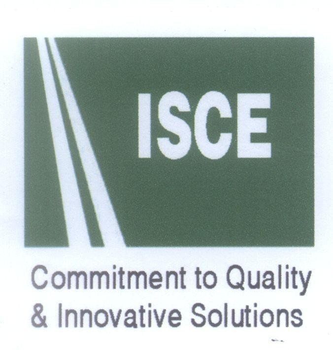 Mẫu nhãn hiệu ISCE Commitment to Quality & Innovative Solutions