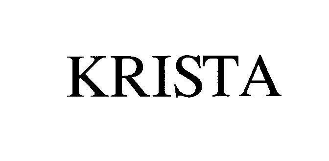 Mẫu nhãn hiệu KRISTA