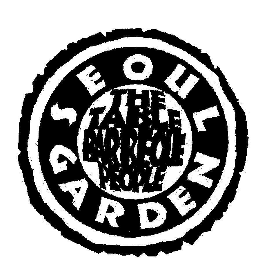 Mẫu nhãn hiệu SEOUL GARDEN THE TABLE BARBECUE PEOPLE
