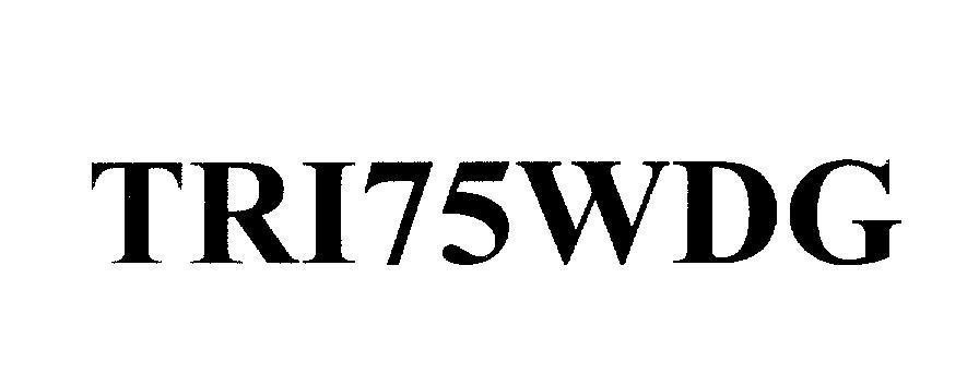Mẫu nhãn hiệu TRI75WDG