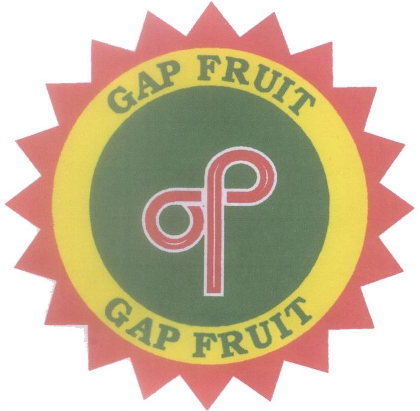 Mẫu nhãn hiệu GAP FRUIT