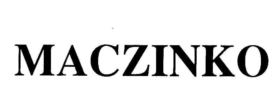 Mẫu nhãn hiệu MACZINKO