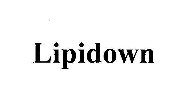 Mẫu nhãn hiệu Lipidown