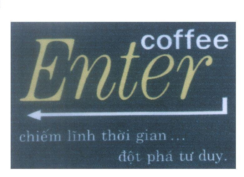 Mẫu nhãn hiệu Enter coffee chiếm lĩnh thời gian... đột phá tư duy