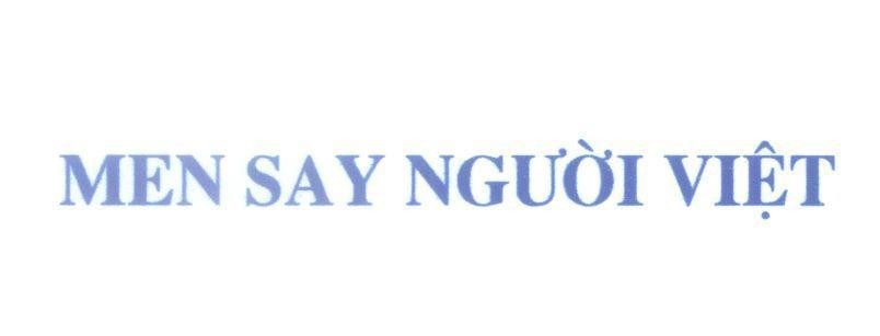 Mẫu nhãn hiệu Men Say Người Việt