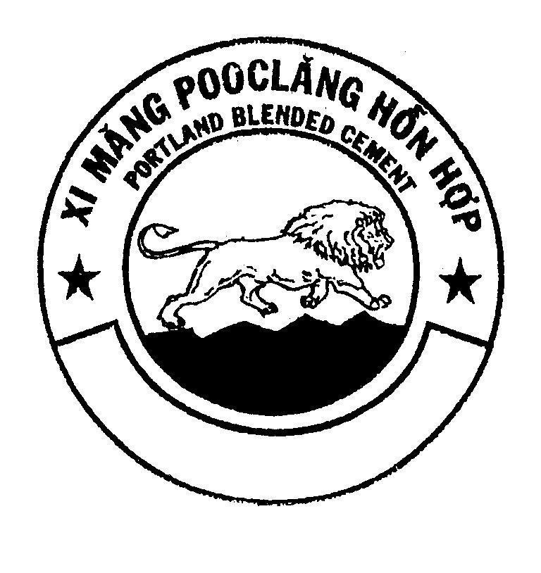 Mẫu nhãn hiệu Xi măng POOCLĂNG hỗn hợp PORTLAND BLENDED CEMENT