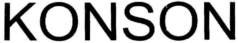 Mẫu nhãn hiệu KONSON