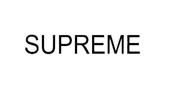 Mẫu nhãn hiệu SUPREME
