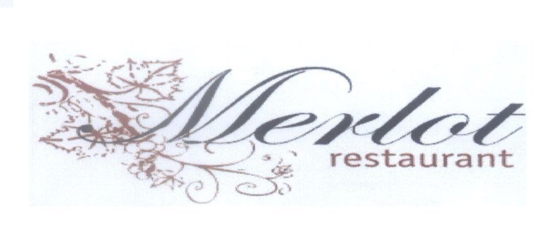 Mẫu nhãn hiệu Merlot restaurant