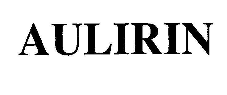 Mẫu nhãn hiệu AULIRIN