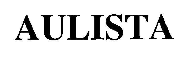Mẫu nhãn hiệu AULISTA