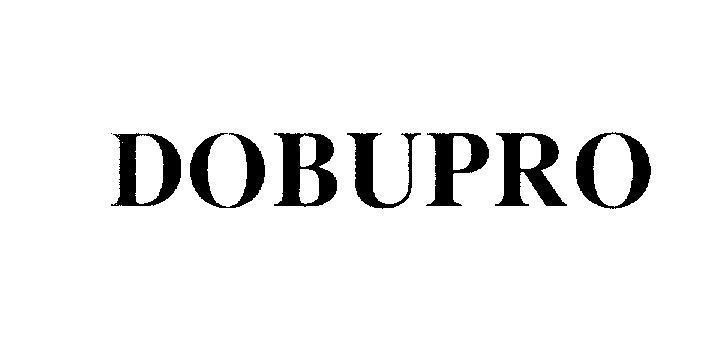 Mẫu nhãn hiệu DOBUPRO