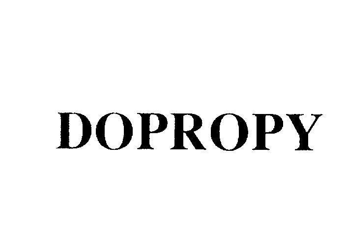 Mẫu nhãn hiệu DOPROPY