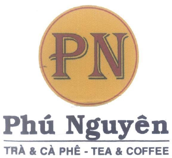 Mẫu nhãn hiệu PN Phú Nguyên Trà & Cà Phê - TEA & COFFEE