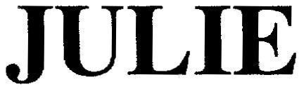 Mẫu nhãn hiệu JULIE