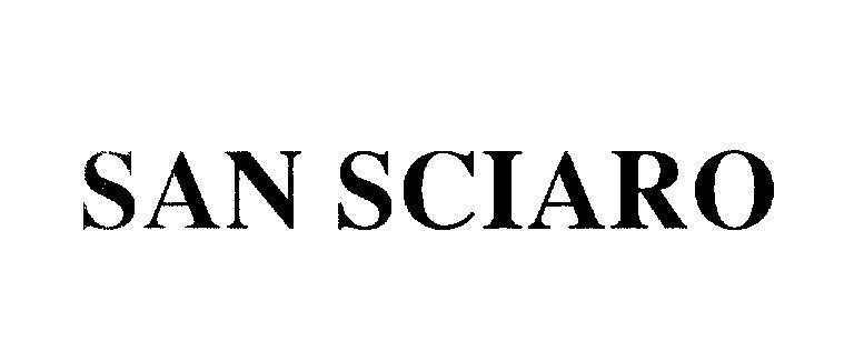 Mẫu nhãn hiệu SAN SCIARO