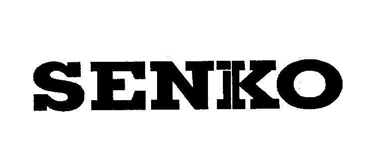 Mẫu nhãn hiệu SENKO SENIKO