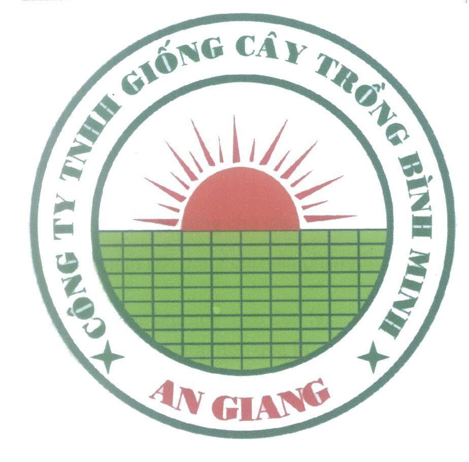 Mẫu nhãn hiệu AN GIANG Bình Minh CÔNG TY TNHH Giống Cây Trồng