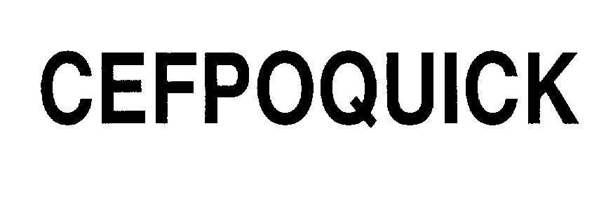 Mẫu nhãn hiệu CEFPOQUICK