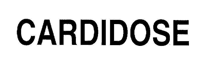 Mẫu nhãn hiệu CARDIDOSE