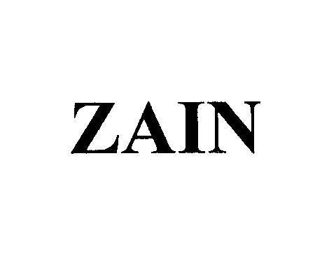 Mẫu nhãn hiệu ZAIN