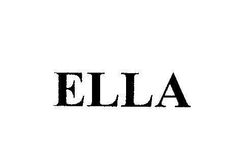 Mẫu nhãn hiệu ELLA