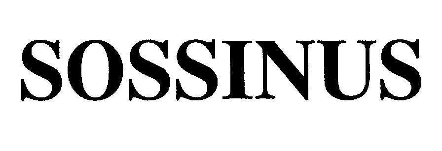 Mẫu nhãn hiệu SOSSINUS