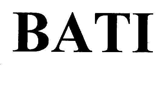 Mẫu nhãn hiệu BATI