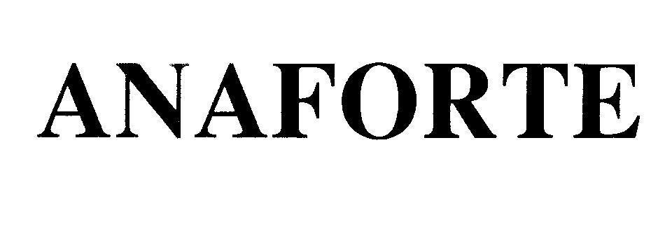 Mẫu nhãn hiệu ANAFORTE
