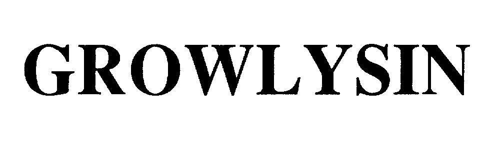 Mẫu nhãn hiệu GROWLYSIN
