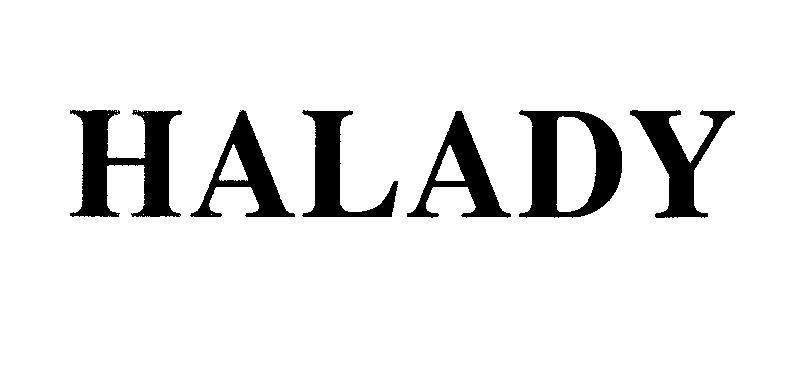 Mẫu nhãn hiệu HALADY