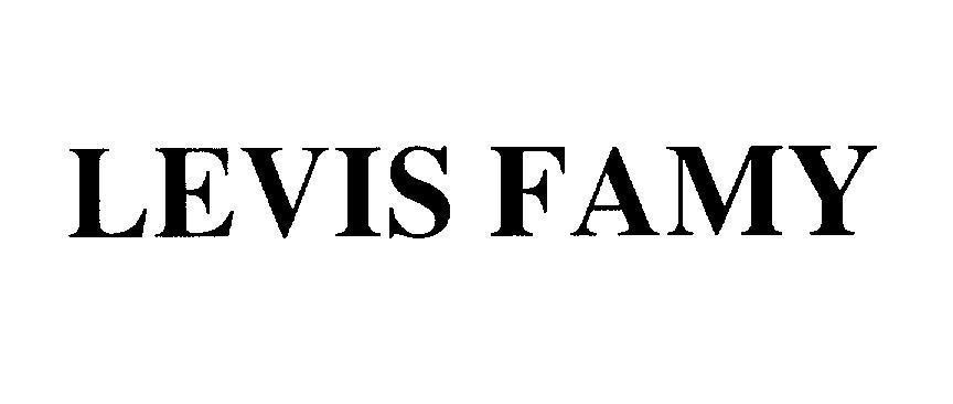 Mẫu nhãn hiệu LEVIS FAMY
