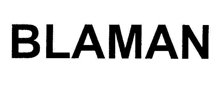 Mẫu nhãn hiệu BLAMAN