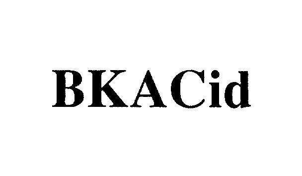 Mẫu nhãn hiệu BKACid