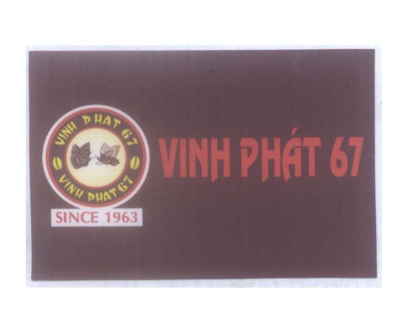 Mẫu nhãn hiệu Vinh Phát 67 SINCE 1963