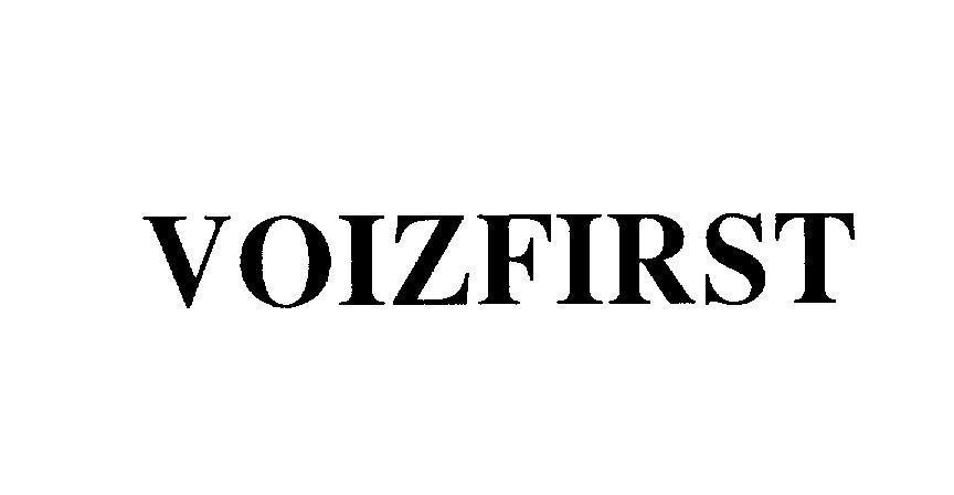 Mẫu nhãn hiệu VOIZFIRST
