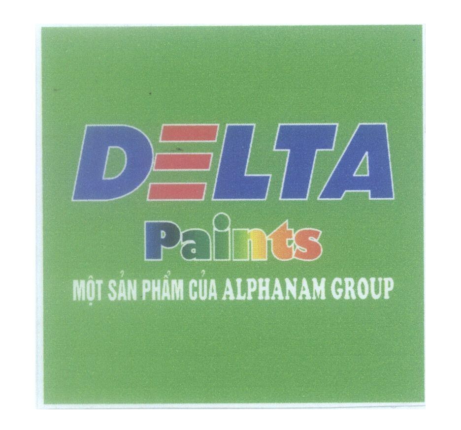 Mẫu nhãn hiệu DELTA Paints Một sản phẩm của ALPHANAM GROUP