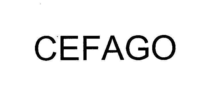 Mẫu nhãn hiệu CEFAGO