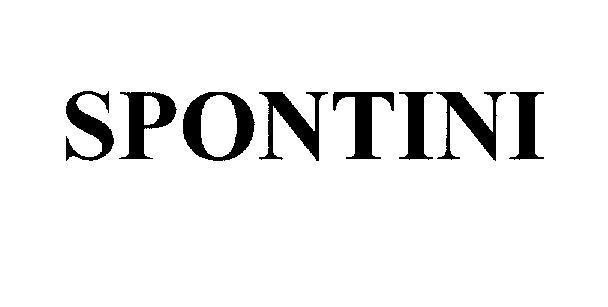 Mẫu nhãn hiệu SPONTINI