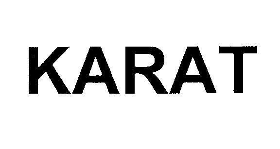 Mẫu nhãn hiệu KARAT