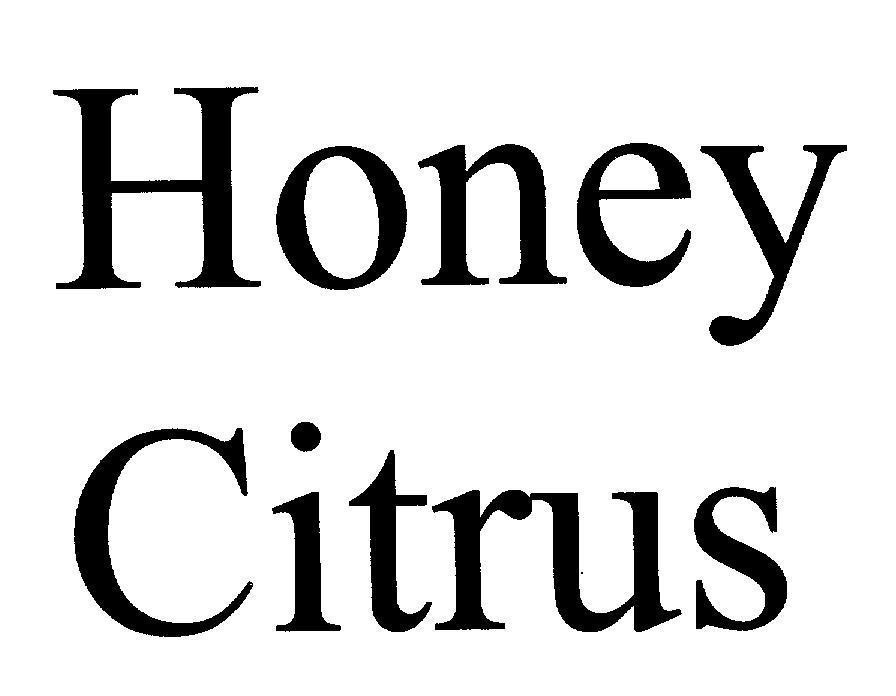 Mẫu nhãn hiệu Honey Citrus