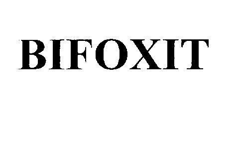 Mẫu nhãn hiệu BIFOXIT