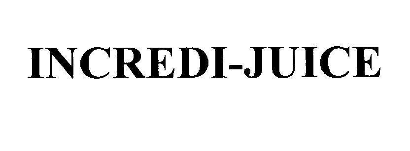Mẫu nhãn hiệu INCREDI-JUICE