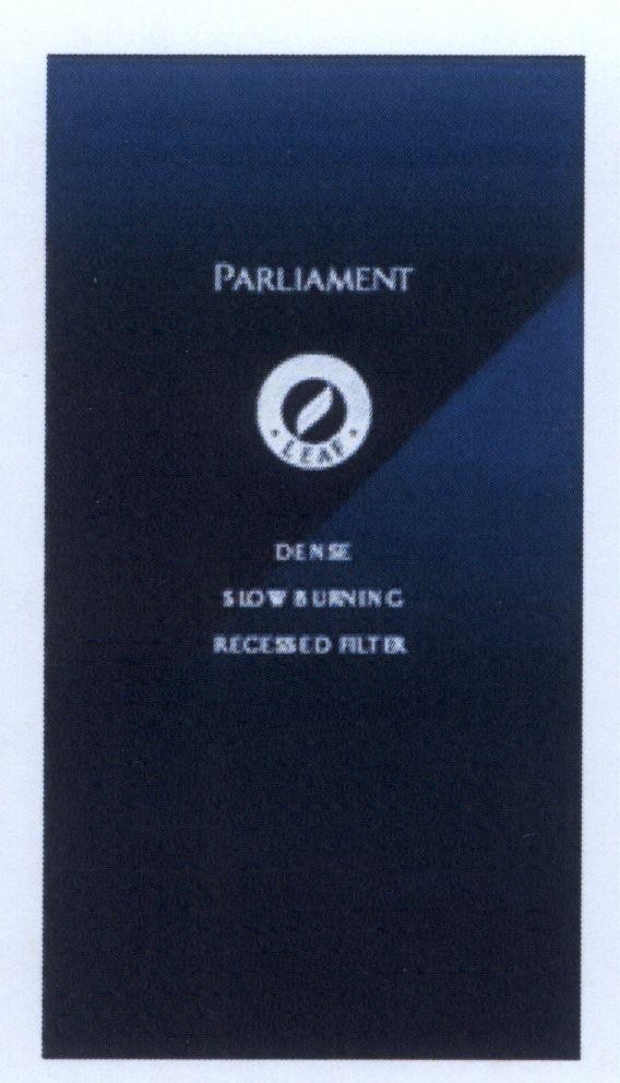 Mẫu nhãn hiệu PARLIAMENT LEAF DENSE SLOW BURNING RECESSED FILTER