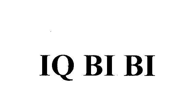 Mẫu nhãn hiệu IQ BI BI
